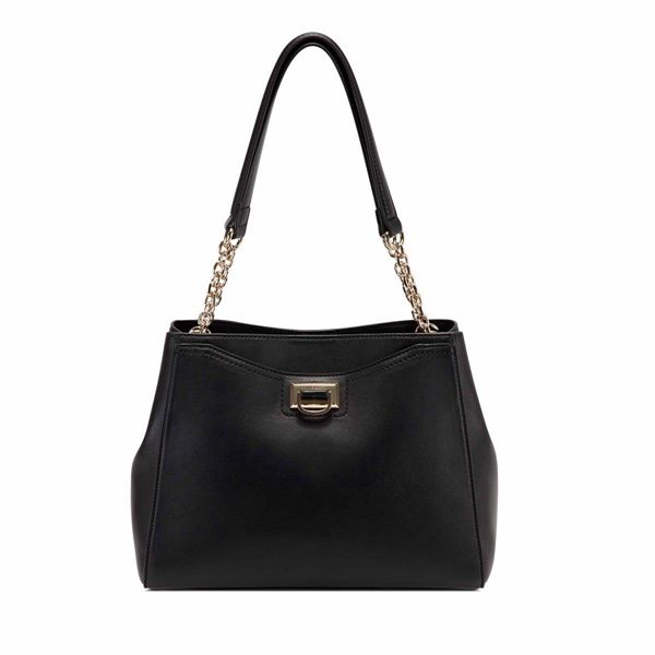 Nine West Dylan Luxury Black Shoulder Bag | South Africa 10K61-8V75